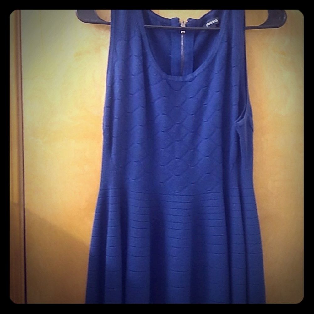 Blue sweater dress size 2